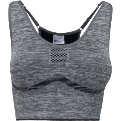 Ladies' seamless adjustable sports bra